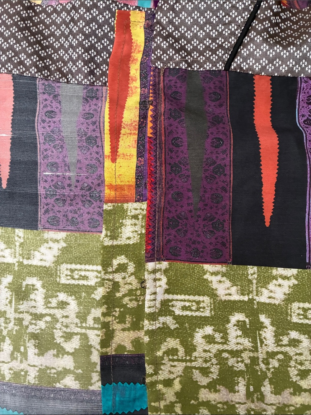 ETRO Colorful Patterned Kimono Blouse or Jacket SIZE 40 Made in Italy - Picture 8 of 9
